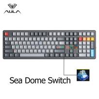 Aula F108 Pro V2 Wireless Gaming Keyboard Tri Modes RGB Full-Key Hot-Swappable 8KHz Polling Rate Keyboard With 10000mAh Battery