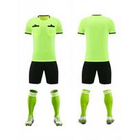 Short Sleeve Soccer Referee Jersey Set Breathable Comfortable Training Uniform Adult Unisex XXXL
