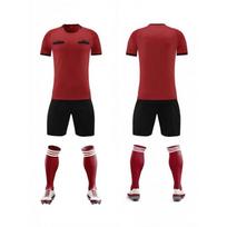 Short Sleeve Soccer Referee Jersey Set Breathable Comfortable Training Uniform Adult Unisex XL
