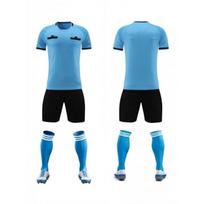 Short Sleeve Soccer Referee Jersey Set Breathable Comfortable Training Uniform Adult Unisex XXXL