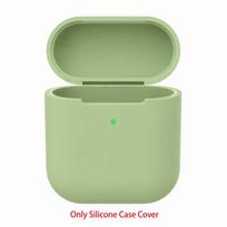 Dust Proof Ultra Thin Silicone Case Cover Wireless Earphones Pouch Protective Skin Sleeve Protector šviesiai žalios spalvos