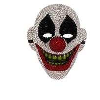 Meier Hot-selling European and American new diamond masks, Halloween dance party fashion masks Clown mask black