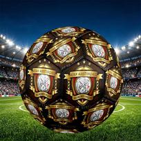 Ajax Print Size 5 Soccer Ball, PU Wear Resistant Football for Match Training and Daily Practice, Birthday Gift for Soccer Fans Size 5