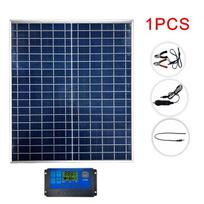 1000W Solar Panel Kit, 12V 100A MPPT Solar Charge Controller, Solar Fast Battery Charger for Home Power, Camping, RV, Car