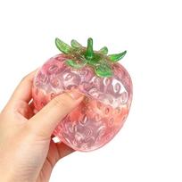 Strawberry Stress Ball Toy Creative Strawberry No Rebound Squeeze Fidget Toy Asmr Sensory Stress Relief Toys