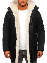 Top-Selling Fur-Lined Hooded Jacket with Faux Fur & Cotton, Thick and Warm XL juoda