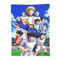 Kapitono Tsubasos Japonijos Futbolo Anime Antklodė Minkšta Šilta Flanelinė Mesti Antklodę Dangalas Lovai Kelionei Namams Sofai 70x100cm