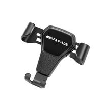 Gravity Car Mount GPS Phone Holder Vent Stand Accessories For Mercedes Benz AMG W204 W205 W203 W211 W212 W213 Tire Valve Cap LL27