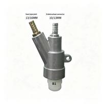 B1 B2 Sandblasting Head Without Nozzle Wear Resistant Sand Blast Head For Box Sandblaster Surface Rust Removal B1