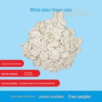 Anti-static Latex Finger Cots - Dust-free, Disposable, Anti-electric Shock, Powder-free for Industrial Use Desk roll 50 grams (around 75 pieces) (M size)