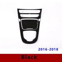 Skirta Mercedes Benz E klasės W213 S213 A238 C238 2016-2021 ABS automobilio centrinės konsolės dekoratyvinio skydelio apdailos dangtelis Automobilio aksesuarai Black 16-18