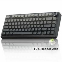 AULA F75 Gaming Mechanical Keyboard RGB 75% Layout Side-engraving Customized Gasket Mounted 80 Key PBT Keycaps Wireless Keyboard