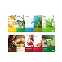 RICOCELL Kasdienis veido lakštinių kaukių rinkinys, 10 tipų, Korėjietiškos drėkinančios veido kaukės, 23g x 10 lapelių 20 sheet