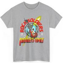 Retro 1987 Ace Frehley Rock Soldier Frehley’s Comet Unisex Tee S-5XL 140 gray