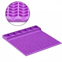 DIY Pony Beads Fast Stringing Tray Multi-Compartment Pony Bead Planning Tray  Gifts Style 3 Purple