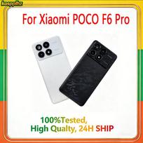 For Xiaomi POCO F6 Pro Battery Back Cover Back Door + Camera Lens Rear Housing Panel