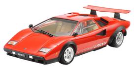 Tamiya Scale Special Edition Lamborghini Countach LP500S Coat Red Plastic Model Kit 25419 1/24 (Clear Body) gray
