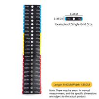 Weight Stickers for Fitness Equipment 5kg to 120kg Number Labels Durable Vinyl Gym Stack Markers Home Workout 12cm hole