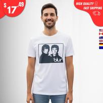 Oasis Blur T-Shirt Mens Kids Womens L white
