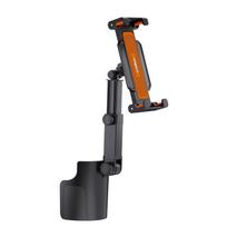 Universal Car Cup Holder Mount For 4-14 Inch Tablet Smartphone Adjustable Flexible Neck Auto Interior Stand Bracket Navigation oranžinė