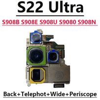 Rear Front Camera For Samsung Galaxy S22 Ultra 5G S908 S908B S908U S908N S908E Back Main Telephoto Wide Camera Module S22Ultra S908-4in1