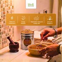 HERBS & ESSENCE Shikkakai Powder | Natural Herbal Powder for Hair Cleansing and Traditional Hair Wash | 300g ruda