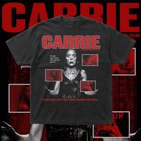 Carrie Film T-shirt, Film Tee, Streetwear, Graphic Tee, Sissy Spacek 140 red