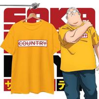 Sakamoto Days Country Shirt Taro Sakamoto Unisex TShirt 2XL beige