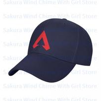 Fashion Apex Legends Baseball Cap for Unisex POLYESTER Hats Adjustable Hat Casual Truck driver Hat One Size blue