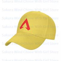 Fashion Apex Legends Baseball Cap for Unisex POLYESTER Hats Adjustable Hat Casual Truck driver Hat One Size yellow