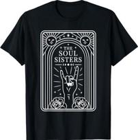 The Soul Sisters Tarot Card T-Shirt 2XL gray