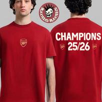 Arsenal 2026 Premier League Champions Logo Classic Red T-Shirt 140 red