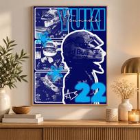 Yuki Tsunoda Diamond Painting Kit 5D Full Drill DIY Diamond Mosaic Wall Art Home Decor 30cmx30cm