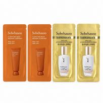 Sulwhasoo Valomoji kaukė ir Pirmosios priežiūros serumo rinkinys #Clarifying x2 and First Care x2 beige