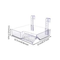 Acrylic Turtle Basking Base Transparent with Ramp Adjustable for Aquarium M