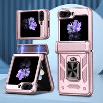 Flip Case Galaxy Z 8 7 6 5 360 Rotating Ring Holder Hinge Protection Shockproof Cover Samsung Z Flip5