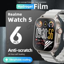 Hydrogel Film for  Realme Watch 5 Screen Protector, for  Realme Watch 5 HD Full Coverage Soft Protective Film Accessories for Realme Watch 5