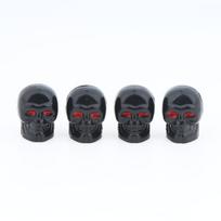4Pcs Tyre Accessories Dust-Proof Cover Riding Decoration Skull Style Electric Scooter Valve Stem Cap Protective Cover