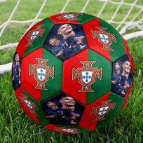 Cristiano Ronaldo Cr7 Portugal Football Crest Soccer Ball Size 5 Football Machine-Stitched Indoor/Outdoor Universal Football Sports Enthusiast Gifts zq