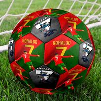 Cristiano Ronaldo Cr7 Portugal Football Crest Soccer Ball Size 5 Football Machine-Stitched Indoor/Outdoor Universal Football Sports Enthusiast Gifts zq