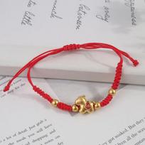 New Year Hand Rope Lucky Pony Red Rope 2026 2026 Horse Year Fortune Bracelet  Couple Style 3 gray