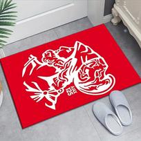Ajax FC Design Area Rug - Non-Slip, Soft & Cozy Floor Mat for Living Room, Bedroom, Office - Indoor/Outdoor Decorative Carpet 40cmx60cm