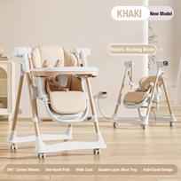 Evolve High Chair: 6-in-1 Grow-with-Baby Seat, Smart Rocker & Safe Diner for 0-6 Years | Auto-Swing, Foldable & Adjustable