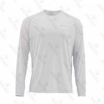 SIMMS Mens Fishing Shirt Long Sleeve Round Neck Sun Protection Quick Dry Breathable Angling Top XL