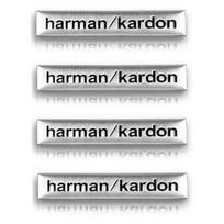 2026 3D Aluminum Harman/Kardon Badge Emblem Car Audio Stickers For Audi Porsche Mitsubishi Hyundai Chevrolet Citroen Jeep Subaru