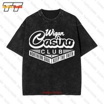Wigan Casino Northern Soul Boy Cols Vintage Oversized T-Shirt PAF8 M gray