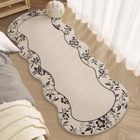 Bedroom Bedside Blanket Light Luxury Crystal Velvet Carpet DirtResistant And Easy To Take Care Of NonSlip Floor Mat Household Absorbent QuickDrying 60*160cm (crystal velvet)