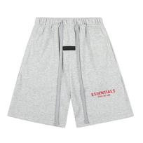 FOG ESSENTIALS 3D Red Letter Print T-Shirt Shorts Set Teens Streetwear M white
