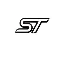 3D Metal ST Line Front Grille Emblem Badge Car Head Trunk Stickers For Ford Focus Mondeo Fiesta Explorer Styling Accessories balta