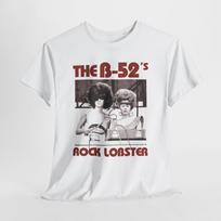 Vintage B-52's Rock Lobster Band Tee, Unisex Cotton Shirt 150 gray
